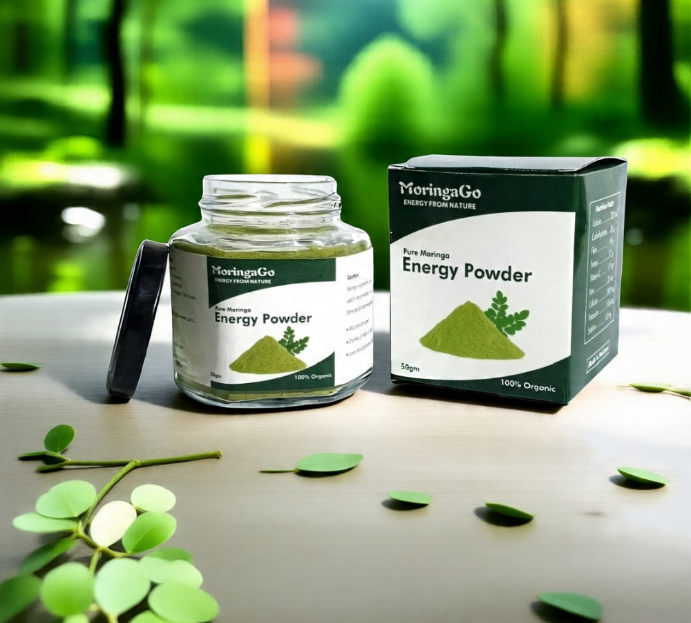 Premium Organic Moringa [سہانجنہ] Powder – Nutrient-Dense Superfood | 100% Pure & Natural