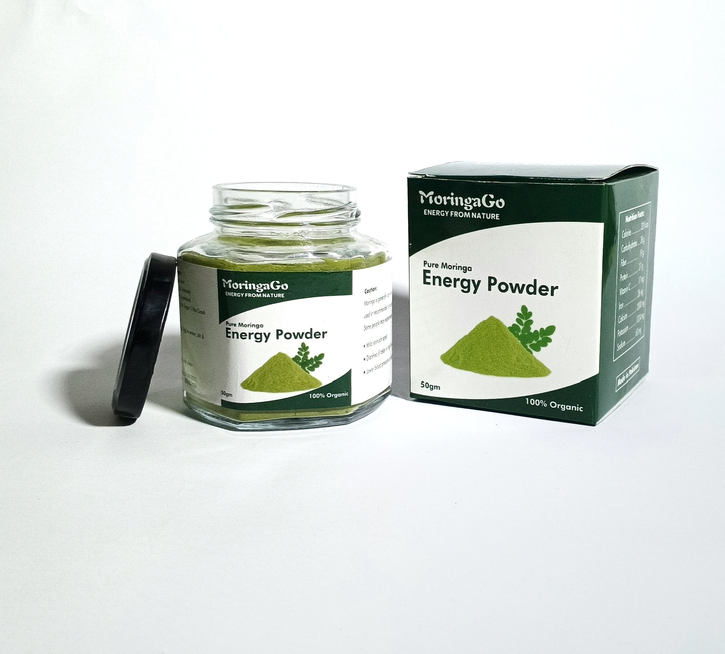Premium Organic Moringa [سہانجنہ] Powder – Nutrient-Dense Superfood | 100% Pure & Natural